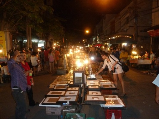 Marché de nuit à Chiang Mai