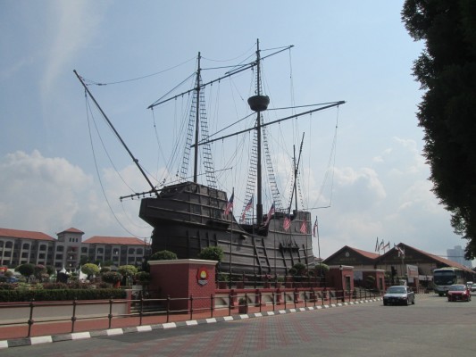Réplique du navire Flor de la Mar, Malacca
