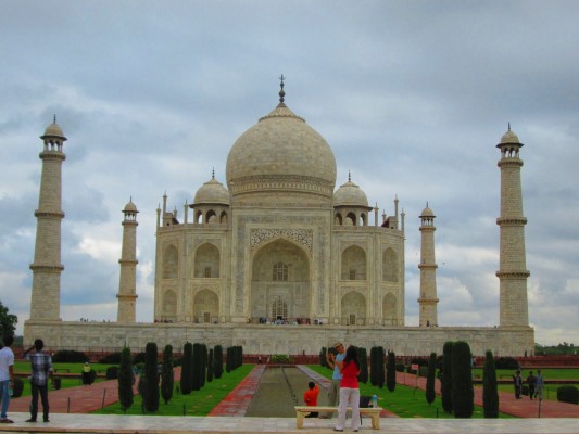 Le Taj Mahal, un incontournable de toute "bucket list" qui se respecte.