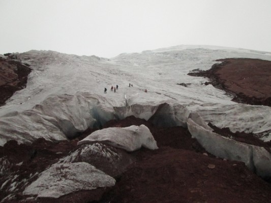 Le glacier du Cotopaxi