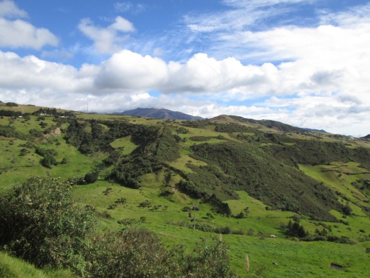 Paysage entre Riobamba et Cuenca