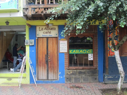 Café La Abuela de Baños, un endroit que j'ai bien aimé. 