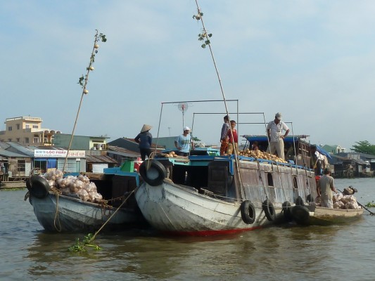 Marché flottant de Cai Rang, Vietnam