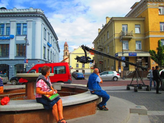 Tournage à Vilnius