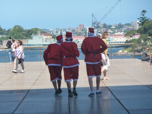 Pères Noël à Sydney