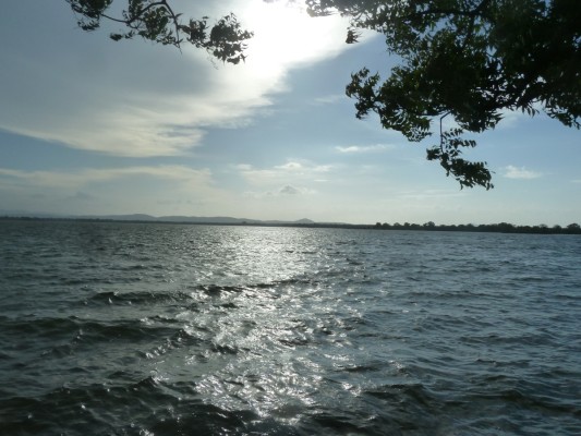 Lac près des ruines de Polonnaruwa, au Sri Lanka
