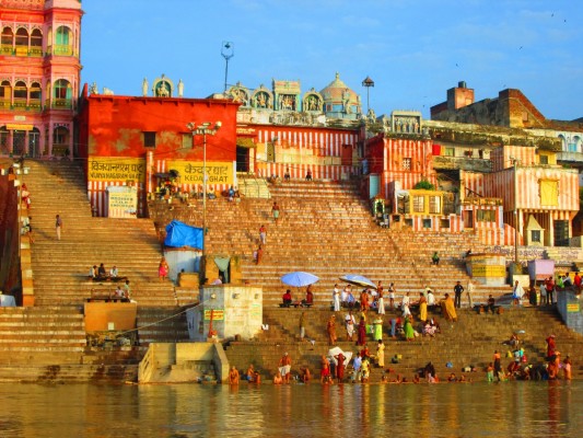 Rives du gange, Varanasi