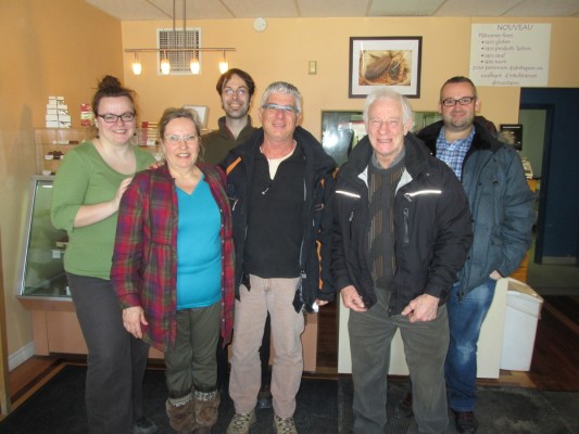 Jennifer, Annick, moi, Gilles, Jean-Paul et Jérôme