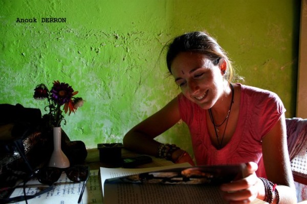 Aurélie à Kochi (crédit photo: **&)