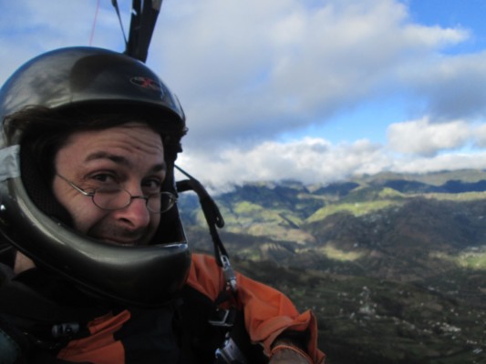 « Selfie » en altitude (région de Baños, Équateur)