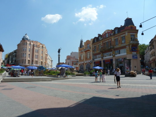 place Djumaya, Plovdiv (Bulgarie)