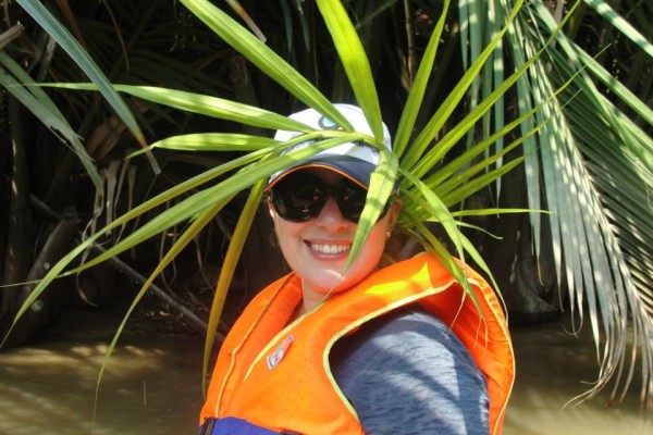Marie-Pier au Vietnam (photo prise par Vanessa Beeching, en octobre 2013)