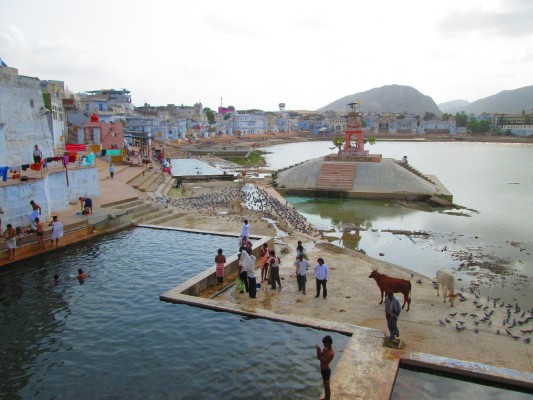 Les ghats de Pushkar