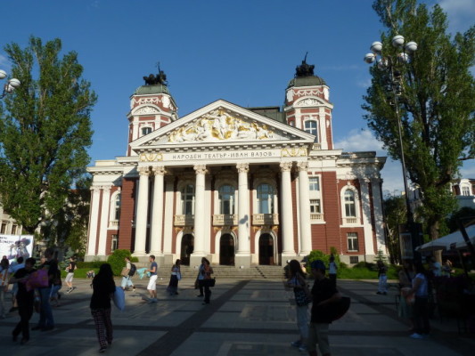 Théâtre Ivan Vazov, à Sofia (photo prise lors mes vacances de travail de juin 2010)