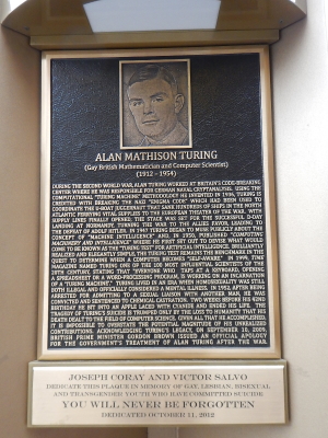 Alan Turing, mathématicien de génie. 