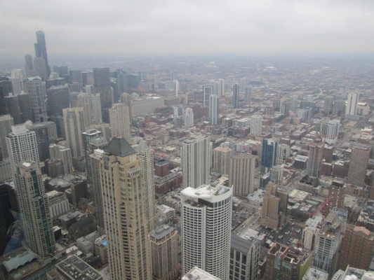 Vue de Chicago depuis le Signature Lounge