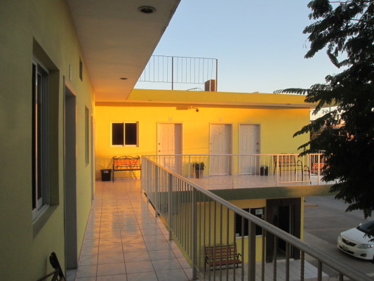 Vue depuis ma chambre à l'Hotel Posada Los Olivos