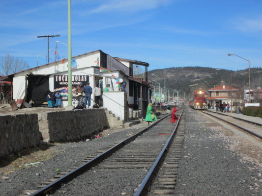 Pour retourner à Los Mochis, il faut reprendre le train.