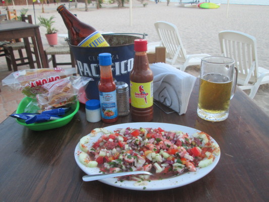 Ceviche de crevettes et de pieuvre