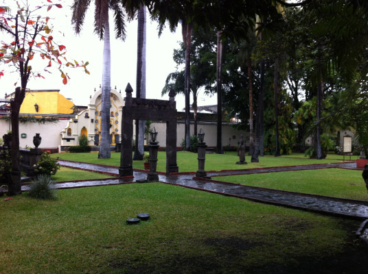 Le jardin de la Casa Sauza