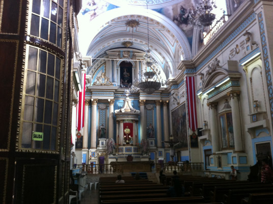 Intérieur du Templo de la Limpia Concepción de Nuestra Señora
