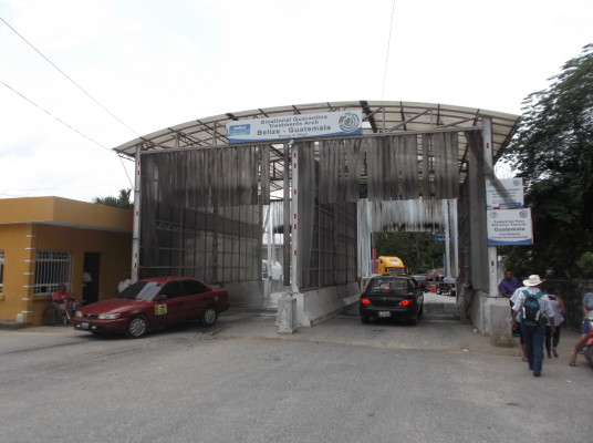 Zone frontalière entre le Belize et le Guatemala