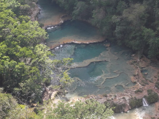 Les bassins vus depuis le mirador