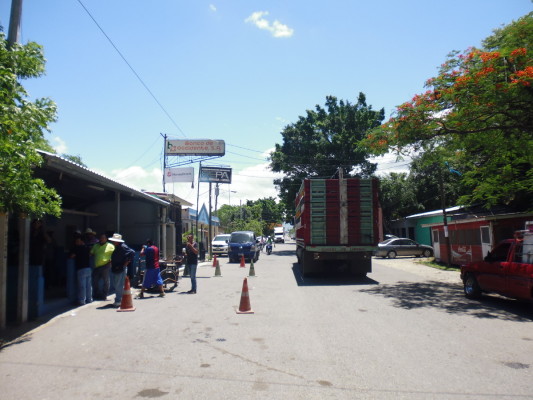 Frontière côté hondurien