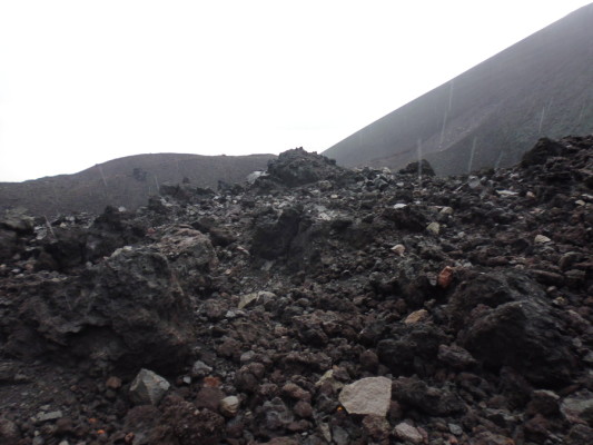 Et c'est parti, sous la pluie...
