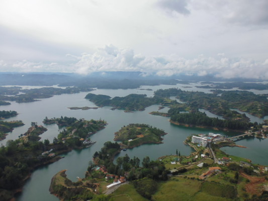 Vue depuis le Peñón de Guatapé