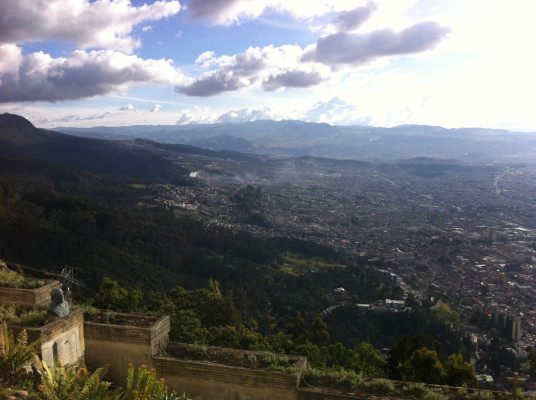 Bogota, depuis le Cerro de Monserrate