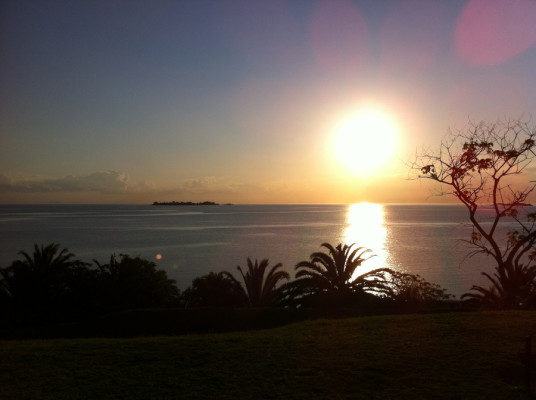 Coucher de soleil à Colonia del Sacramento (Uruguay)