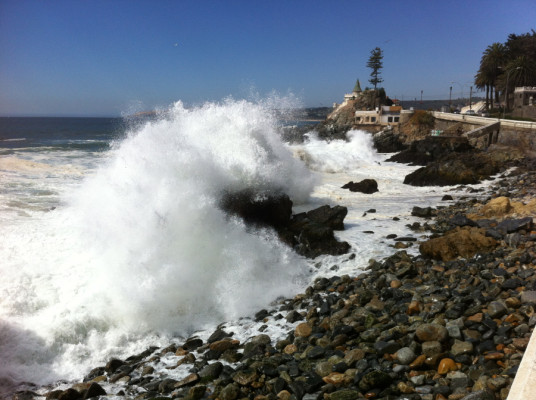 Vague à Viña del Mar (Chili)