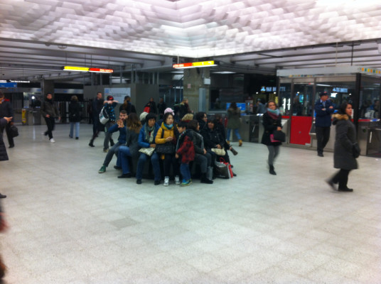 La « puck » de la station Berri-UQAM