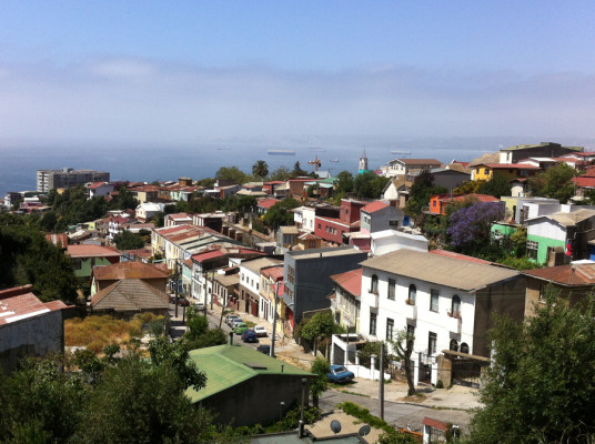 Vue de Valparaiso, Cerro ***