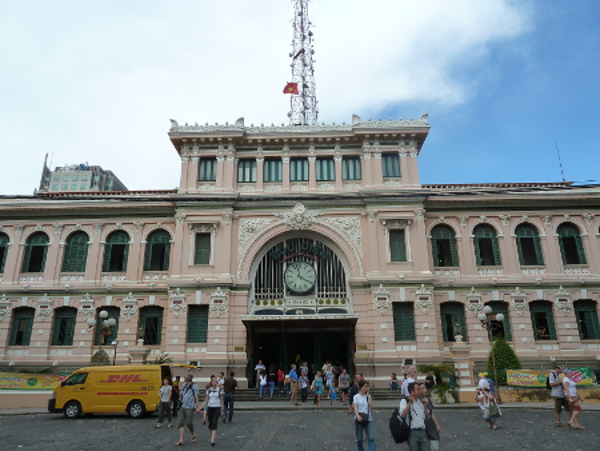 Bureau de poste de Ho-Chi-Minh-Ville, l'oeuvre d'un certain Gustave Eiffel.
