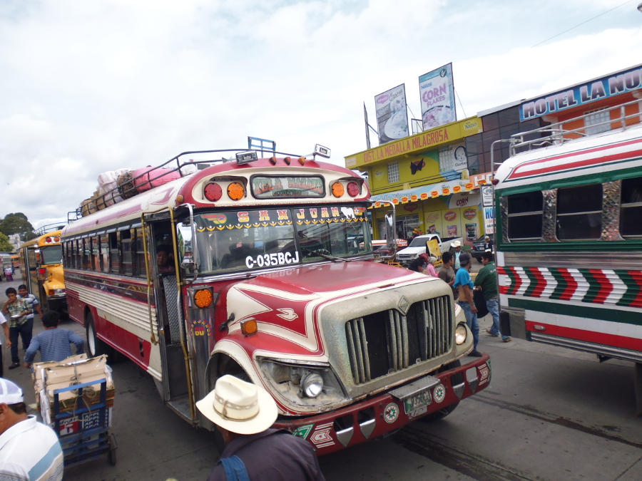 Bus à Quetzaltenango, Guatemala