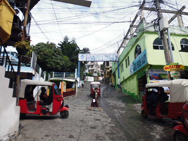 Tuks tuks à San Pedro la Laguna, Guatemala