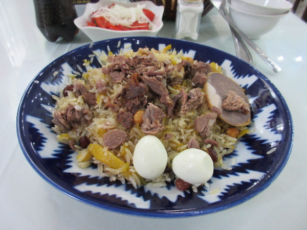 Le plov, plat national ouzbek