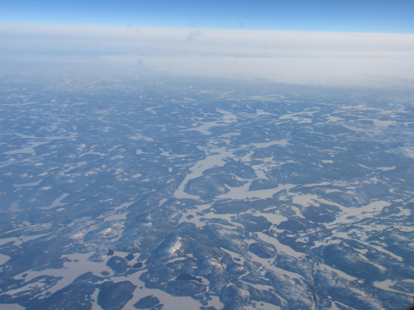 Quelque part au-dessus du Labrador...